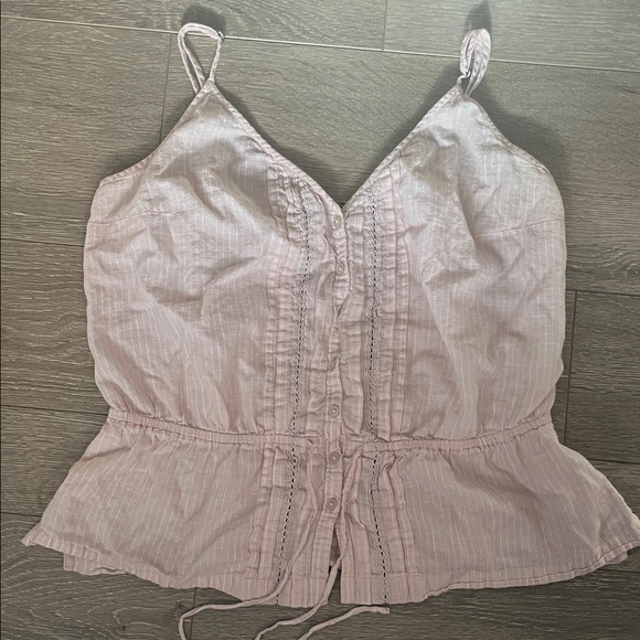 Abercrombie & Fitch Tops - Abercrombie & Fitch Light Pink flowy tanktop